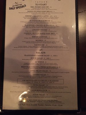 Menu photo 5 Carsons Tavern Stuart, FL