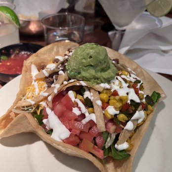 Savina's - Taco salad. It's delicious but there needs to be more ground beef in it. - Mexican Near Me - Denver, Colorado