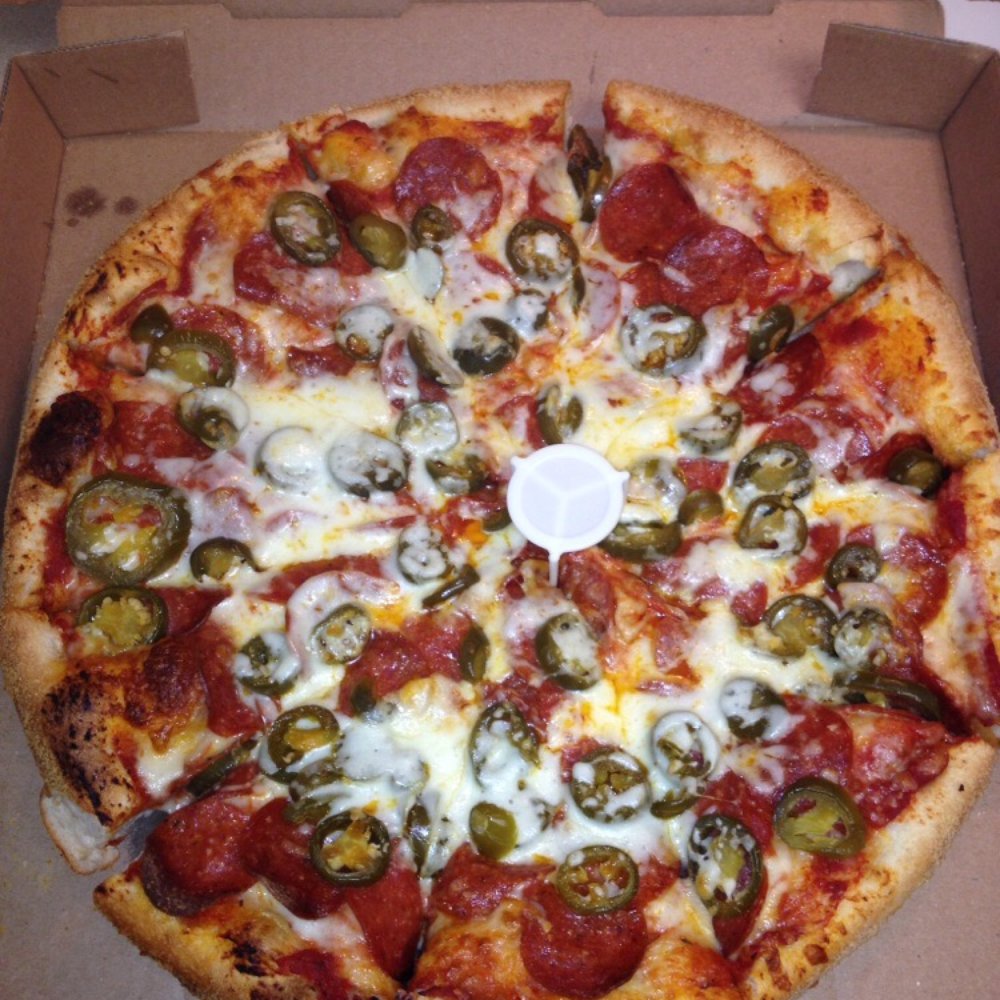 B & J's Pizza - Pepperoni & jalapeño pizza with extra cheese! - Pizza Near Me - Rancho Cucamonga, California
