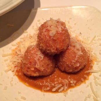 Garibaldis - Risotto croquettes with fontina cheese & tomato sauce-Yumm! - New American Near Me - San Francisco, California