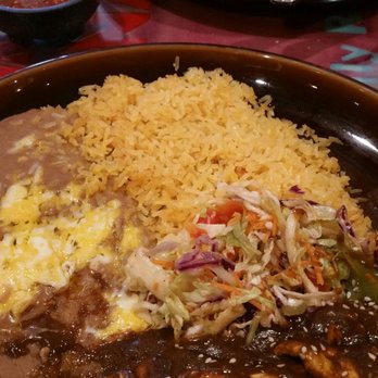 Fiesta Mexicana - Pollo en mole. Delish. Mexican slaw which I've never gotten on a dinner platter before. - Mexican Near Me - Moab, Utah Fiesta Mexicana - Pollo en mole. Delish. Mexican slaw which I've never gotten on a dinner platter before. - Mexican Near Me - Moab, Utah