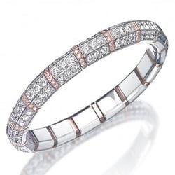 Haydon & Company - Gorgeous 18K white and rose gold diamond bracelet from Picchiotti - Available at Haydon & Company in Raleigh, NC.