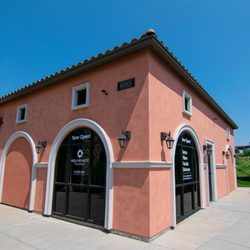 Rejuvenate MedSpa - Image of Rejuvenate MedSpa Colorado Springs' front door, as viewed from the plaza parking lot