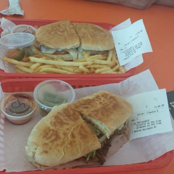 DonTortas - La Toxica with fries at the rear and La Patrona up front. - Mexican Near Me - Albuquerque, New Mexico