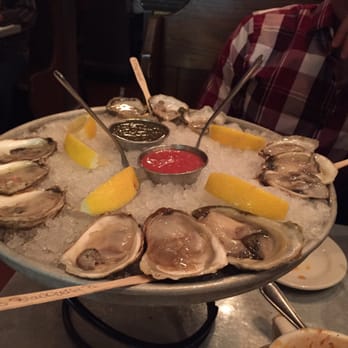 Blue Point Grill - Raw oysters...finally a place that labels the oysters you chose! - Seafood Near Me - Princeton, New Jersey