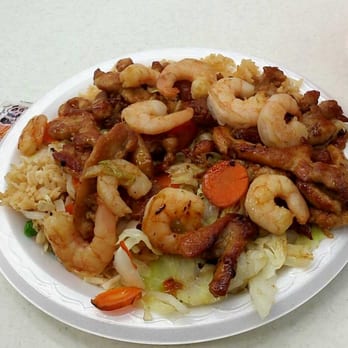 Sarku Japan - a plate of shrimp and rice - Japanese Near Me - Omaha, Nebraska Sarku Japan - a plate of shrimp and rice - Japanese Near Me - Omaha, Nebraska