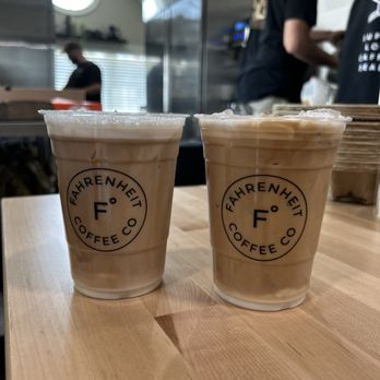 Fahrenheit Coffee - Iced latte - Coffee & Tea Near Me - Brick Township, New Jersey
