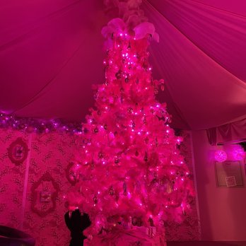 Camp Christmas - pink room. relatively empty aside from that tree in the middle. - Art Museums Near Me - Aurora, Colorado