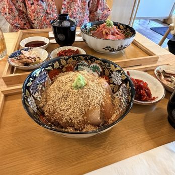 Hibari - Goma Kanpachi Don has a sweet soy sauce - Sushi Bars Near Me - Portola Valley, California Hibari - Goma Kanpachi Don has a sweet soy sauce - Sushi Bars Near Me - Portola Valley, California