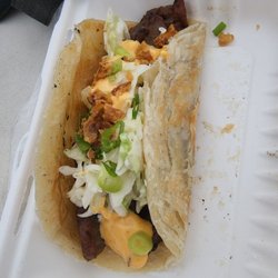 Steak Roti Taco