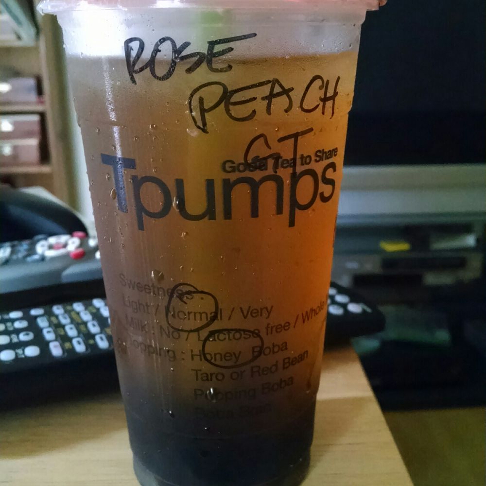 Tpumps - Burlingame - My sis got me something new to drink instead of my usual (she pushes me to try new things) ;) very good - Bubble Tea Near Me - Burlingame, California Tpumps - Burlingame - My sis got me something new to drink instead of my usual (she pushes me to try new things) ;) very good - Bubble Tea Near Me - Burlingame, California