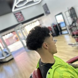 Blow out taper with freestyle design