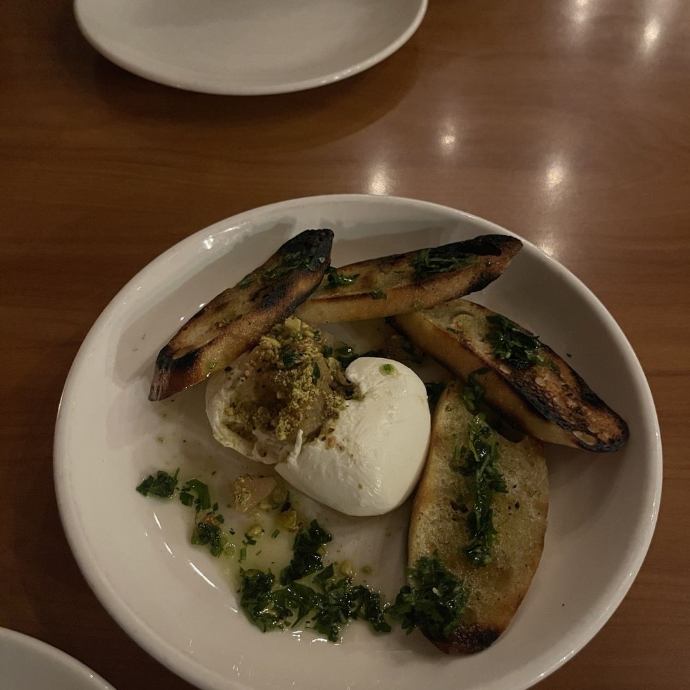 Capers + Olives - Burrata with crostinis - Italian Near Me - Everett, Washington
