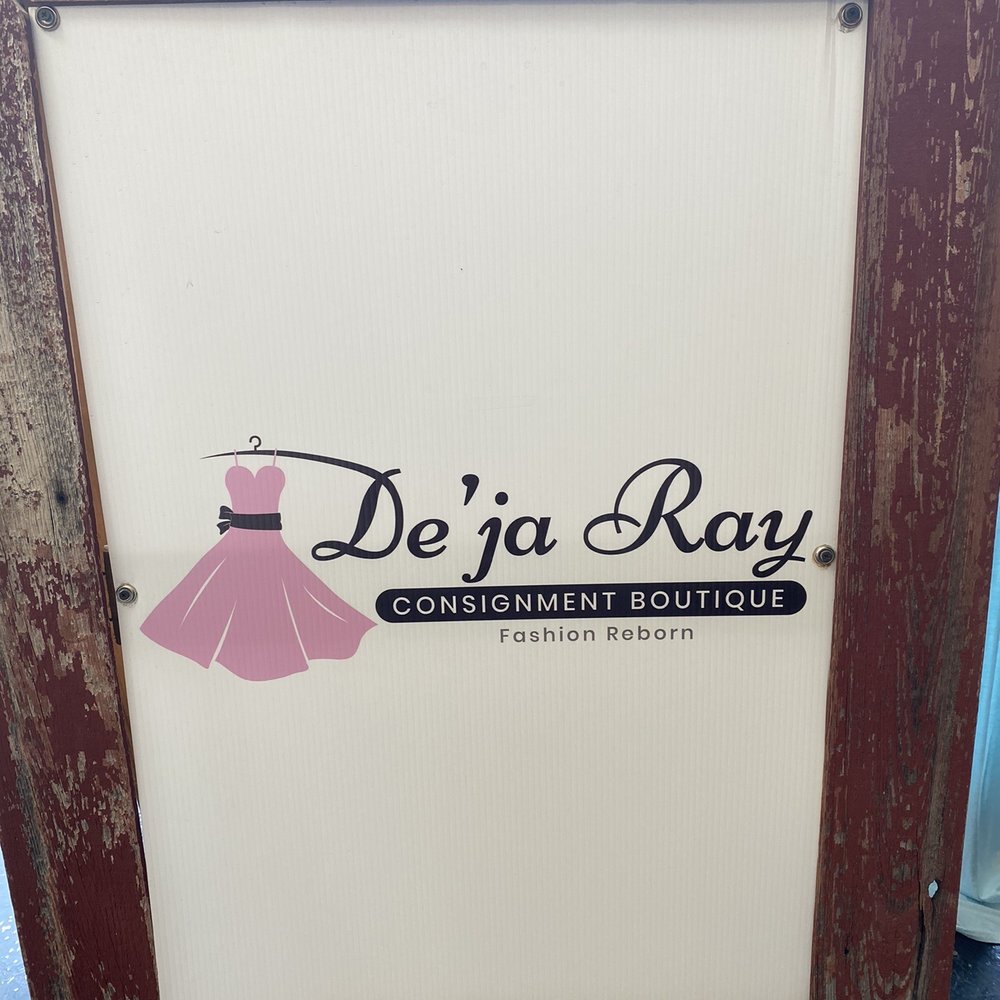 De’ja Ray Boutique - Sign - Used, Vintage & Consignment Near Me - Irondale, Alabama De’ja Ray Boutique - Sign - Used, Vintage & Consignment Near Me - Irondale, Alabama