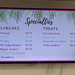 Flamingos Ice Cream and Treats