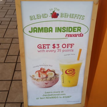 Jamba - Rewards program - Juice Bars & Smoothies Near Me - Honolulu, Hawaii Jamba - Rewards program - Juice Bars & Smoothies Near Me - Honolulu, Hawaii