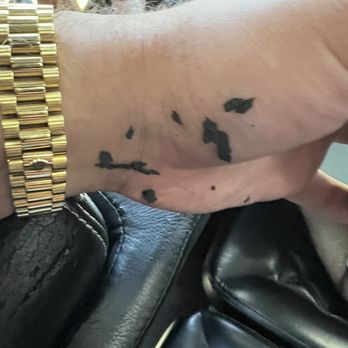 North Fork Wine Tours - The leather from the seating coming off and stuck onto our skin. - Wine Tours Near Me - Greenport, New York North Fork Wine Tours - The leather from the seating coming off and stuck onto our skin. - Wine Tours Near Me - Greenport, New York