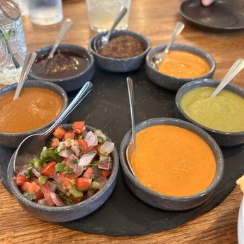 Xelas by El Sazon - Salsa platter - Latin American Near Me - Stillwater, Minnesota Xelas by El Sazon - Salsa platter - Latin American Near Me - Stillwater, Minnesota