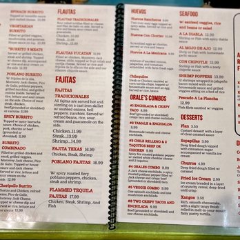 Orale’s Bar & Grill - Menu - Mexican Near Me - Asheville, North Carolina Orale’s Bar & Grill - Menu - Mexican Near Me - Asheville, North Carolina