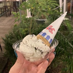 Short Shot (~$3) on Sugar Cone: Cookies n Cream flavor Short Shot (~$3) on Sugar Cone: Cookies n Cream flavor