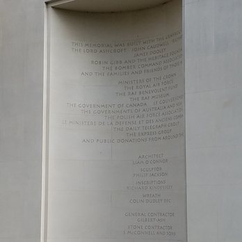 RAF Bomber Command Memorial - Landmarks & Historical Buildings Near Me - London, SLG