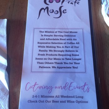 Cool Moose Cafe - Menu - Breakfast & Brunch Near Me - Jacksonville, Florida
