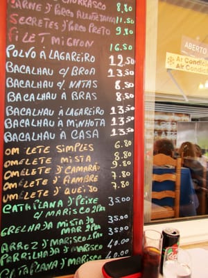 Menu photo 3 Tasca da Vila Cascais, 11 Menu photo 3 Tasca da Vila Cascais, 11
