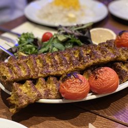 Iran Restaurant - Mixed grill menu.