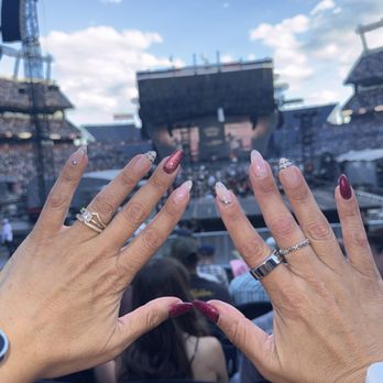 Glow Bakery & Nails - Morgan Wallen Concert Nails - Nail Salons Near Me - Ontario, California