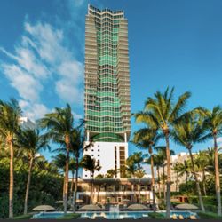 Let's Escape Vacations - The Setai in Miami Beach Florida is a tropical getaway right here in the United States.  Located on the famous South Beach