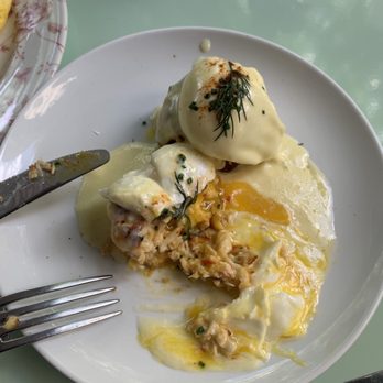 Swan - King Crab Benedict - Modern European Near Me - Miami, Florida Swan - King Crab Benedict - Modern European Near Me - Miami, Florida
