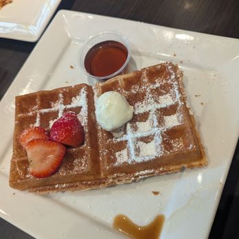 & Waffles - 1/2 waffle - Breakfast & Brunch Near Me - Long Beach, California & Waffles - 1/2 waffle - Breakfast & Brunch Near Me - Long Beach, California