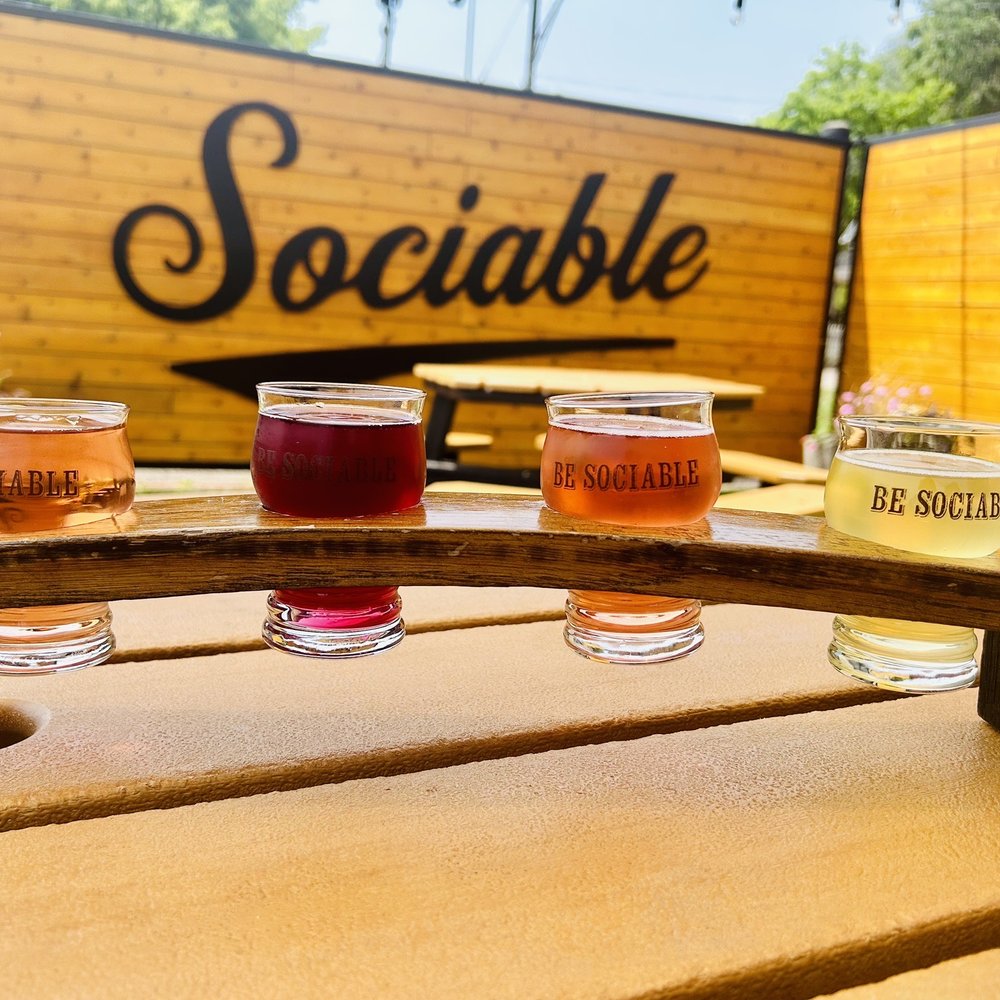 Sociable Cider Werks - Cider Flight - Breweries Near Me - Minneapolis, Minnesota Sociable Cider Werks - Cider Flight - Breweries Near Me - Minneapolis, Minnesota