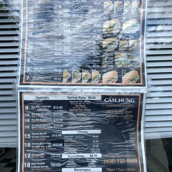 Cam Hung - Menu 9/2023 - Vietnamese Near Me - Sunnyvale, California Cam Hung - Menu 9/2023 - Vietnamese Near Me - Sunnyvale, California