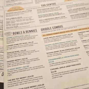 Eggs Up Grill - Menu - Breakfast & Brunch Near Me - Cedar Park, Texas Eggs Up Grill - Menu - Breakfast & Brunch Near Me - Cedar Park, Texas