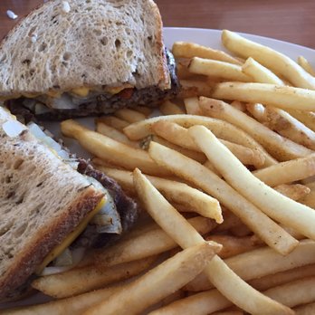 Jimmy's Egg Hefner - Patty melt and fries - Breakfast & Brunch Near Me - Oklahoma City, Oklahoma