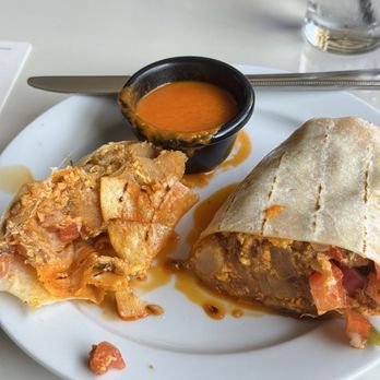 Bar Americano - Breakfast burrito - good but extremely greasy :(( - New American Near Me - Los Angeles, California Bar Americano - Breakfast burrito - good but extremely greasy :(( - New American Near Me - Los Angeles, California