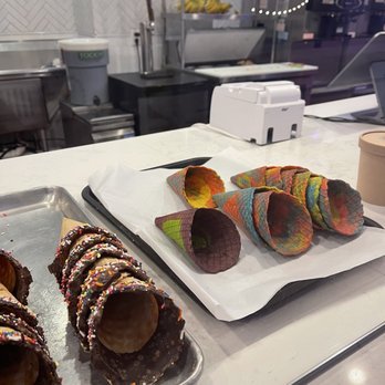 MN Nice Cream - The tie dye cones are GF & vegan! - Ice Cream & Frozen Yogurt Near Me - Minneapolis, Minnesota MN Nice Cream - The tie dye cones are GF & vegan! - Ice Cream & Frozen Yogurt Near Me - Minneapolis, Minnesota