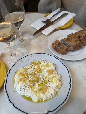 Photo of Casetta - New York, NY, US. Cheese with Lemon and Baguette