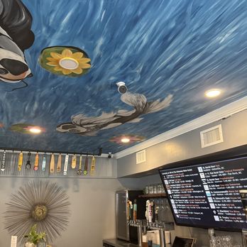 The Hideaway Wake Forest - Beautiful koi fish on the ceiling! - Beer Bar Near Me - Wake Forest, North Carolina The Hideaway Wake Forest - Beautiful koi fish on the ceiling! - Beer Bar Near Me - Wake Forest, North Carolina