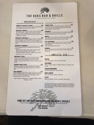 Menu photo 4 The Oaks Bar & Grille Thousand Oaks, CA Menu photo 4 The Oaks Bar & Grille Thousand Oaks, CA