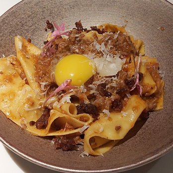 Hidden Omakase - pasta with quail egg - Sushi Bars Near Me - Houston, Texas