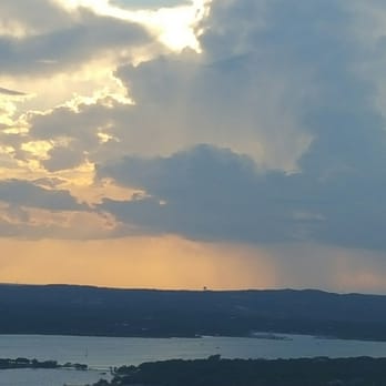 Lake Travis - Rain off in the distance... - Lakes Near Me