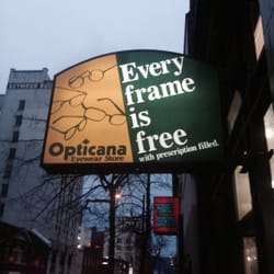 Opticana Family Eyewear Store - Front sign