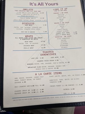 Menu photo 1 Nashville Biscuit House Nashville, TN Menu photo 1 Nashville Biscuit House Nashville, TN