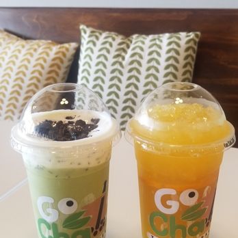 GoCha Tea and Beverages - Special non-dairy oreo matcha latte (for those who are lactose) and Virgin Sangria with aloe! - Bubble Tea Near Me - Gladstone, Missouri GoCha Tea and Beverages - Special non-dairy oreo matcha latte (for those who are lactose) and Virgin Sangria with aloe! - Bubble Tea Near Me - Gladstone, Missouri