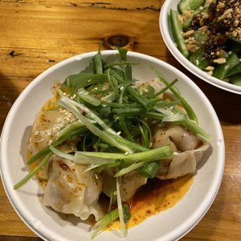 Cloudburst on Shilshole - Potstickers in chili oil - Beer Gardens Near Me - Seattle, Washington