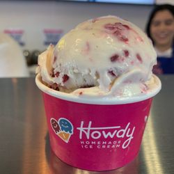 Howdy Homemade Ice Cream - Lemon raspberry