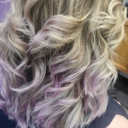 Kosmic Kreations - Highlights by ruby! I had previous color but she managed to highlight into it! We were excited with the end result.