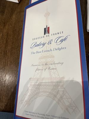 Menu photo 4 Douceur de France Marietta, GA Menu photo 4 Douceur de France Marietta, GA